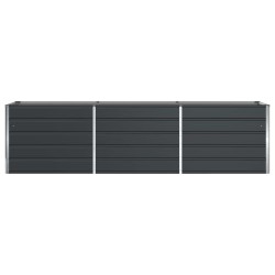 Jardinière Anthracite 290 x 50 x 75 cm Acier galvanisé 512494512494