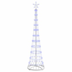 Arbre de Noël LED avec 230 LED Bleu 51 x 51 x 190 cm Métal 512495512495
