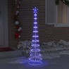 Arbre de Noël LED avec 230 LED Bleu 51 x 51 x 190 cm Métal 512495512495