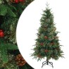 Sapin de Noël Artificiel à Branches Articulées Vert 120 cm 512496512496
