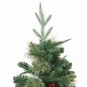 Sapin de Noël Artificiel à Branches Articulées Vert 120 cm 512496512496