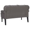 Banc Chesterfield Gris 119,5 x 64,5 x 75 cm Cuir synthétique 512497512497