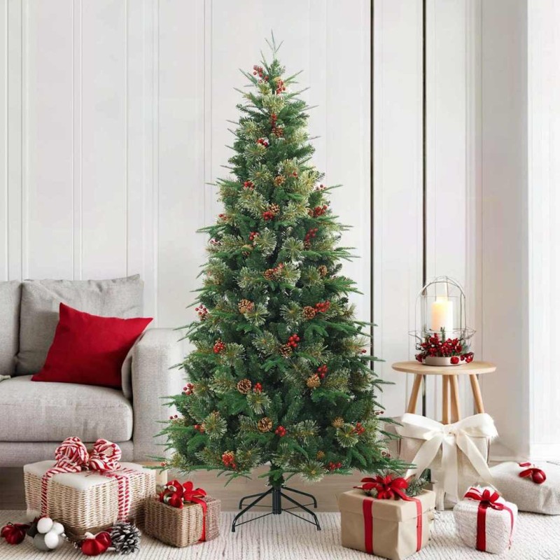 Sapin de Noël Artificiel à Branches Articulées Vert 180 cm 512498512498