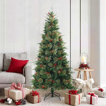 Sapin de Noël Artificiel à Branches Articulées Vert 180 cm 512498512498