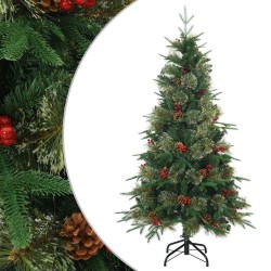 Sapin de Noël Artificiel à Branches Articulées Vert 150 cm 512499512499