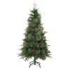 Sapin de Noël Artificiel à Branches Articulées Vert 150 cm 512499512499