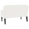 Banc Chesterfield Blanc 119,5 x 64,5 x 75 cm Cuir synthétique 512500512500