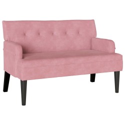 Banc Chesterfield Rose 112 x 65,5 x 75 cm Velours 512501512501