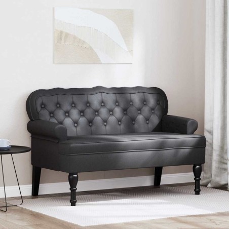 Banc Chesterfield Noir 119,5 x 64,5 x 75 cm Cuir synthétique 512502512502