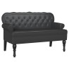 Banc Chesterfield Noir 119,5 x 64,5 x 75 cm Cuir synthétique 512502512502