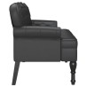 Banc Chesterfield Noir 119,5 x 64,5 x 75 cm Cuir synthétique 512502512502