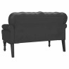 Banc Chesterfield Noir 119,5 x 64,5 x 75 cm Cuir synthétique 512502512502