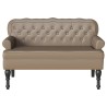 Banc Chesterfield Cappuccino 119,5 x 64,5 x 75 cm 512503512503