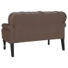 Banc Chesterfield Marron 119,5 x 64,5 x 75 cm Cuir synthétique 512504512504