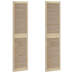 Porte de Cabinet avec porte 2 pcs Naturel 201 x 2,1 x 49,5 cm 512511512511