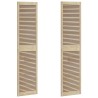 Porte de Cabinet avec porte 2 pcs Naturel 201 x 2,1 x 49,5 cm 512511512511