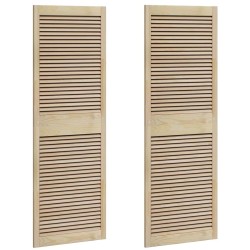 Porte de Cabinet avec porte 2 pcs Naturel 170 x 2,1 x 59,5 cm 512518512518