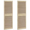 Porte de Cabinet avec porte 2 pcs Naturel 170 x 2,1 x 59,5 cm 512518512518