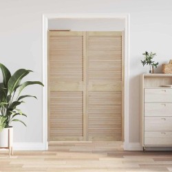 Porte de Cabinet avec porte 2 pcs Naturel 170 x 2,1 x 59,5 cm 512518512518