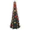Sapin de Noël artificiel avec 200 LED Vert 215 cm PVC 512522512522