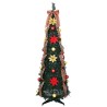 Sapin de Noël artificiel avec 100 LED Vert 155 cm PVC 512524512524