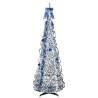 Sapin de Noël artificiel avec 150 LED Blanc 180 cm PVC 512529512529