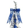 Sapin de Noël artificiel avec 150 LED Blanc 180 cm PVC 512529512529