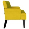 Banc Chesterfield Jaune 112 x 65,5 x 75 cm Velours 512536512536