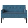 Banc Chesterfield Bleu 112 x 65,5 x 75 cm Velours 512538512538