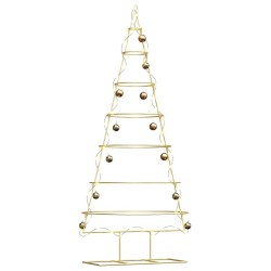 Arbre de Noël en métal Doré 180 cm Acier peint par poudre 512540512540