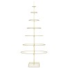 Arbre de Noël en métal Doré 180 cm Acier peint par poudre 512540512540