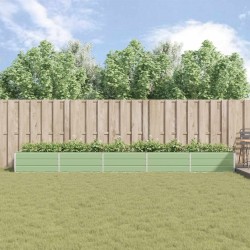 Jardinière Vert pastel 480 x 100 x 45 cm Acier galvanisé 512541512541
