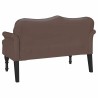 Banc Chesterfield Marron 120,5 x 65 x 75 cm Simili cuir 512546512546