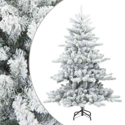 Sapin de Noël artificiel à branches pliantes, duveteux de neige 512549512549