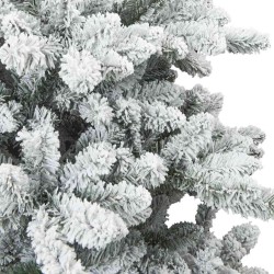 Sapin de Noël artificiel à branches pliantes, duveteux de neige 512549512549