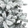 Sapin de Noël artificiel à branches pliantes, duveteux de neige 512549512549