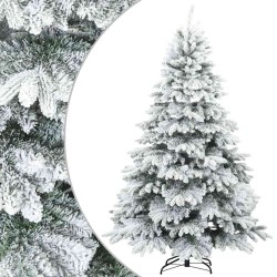 Sapin de Noël artificiel à branches pliantes, duveteux de neige 512552512552