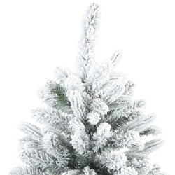 Sapin de Noël artificiel à branches pliantes, duveteux de neige 512552512552