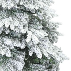 Sapin de Noël artificiel à branches pliantes, duveteux de neige 512552512552