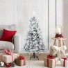 Sapin de Noël artificiel à branches pliantes, duveteux de neige 512553512553
