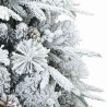 Sapin de Noël artificiel à branches pliantes, duveteux de neige 512553512553