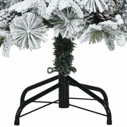 Sapin de Noël artificiel à branches pliantes, duveteux de neige 512553512553