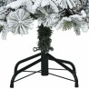 Sapin de Noël artificiel à branches pliantes, duveteux de neige 512553512553