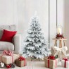 Sapin de Noël artificiel à branches pliantes, duveteux de neige 512555512555