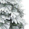 Sapin de Noël artificiel à branches pliantes, duveteux de neige 512555512555