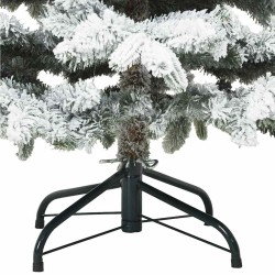 Sapin de Noël artificiel à branches pliantes, duveteux de neige 512555512555