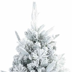 Sapin de Noël artificiel à branches pliantes, duveteux de neige 512556512556
