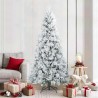 Sapin de Noël artificiel à branches pliantes, duveteux de neige 512557512557
