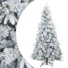 Sapin de Noël artificiel à branches pliantes, duveteux de neige 512557512557