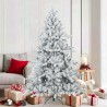 Sapin de Noël artificiel à branches pliantes, duveteux de neige 512558512558